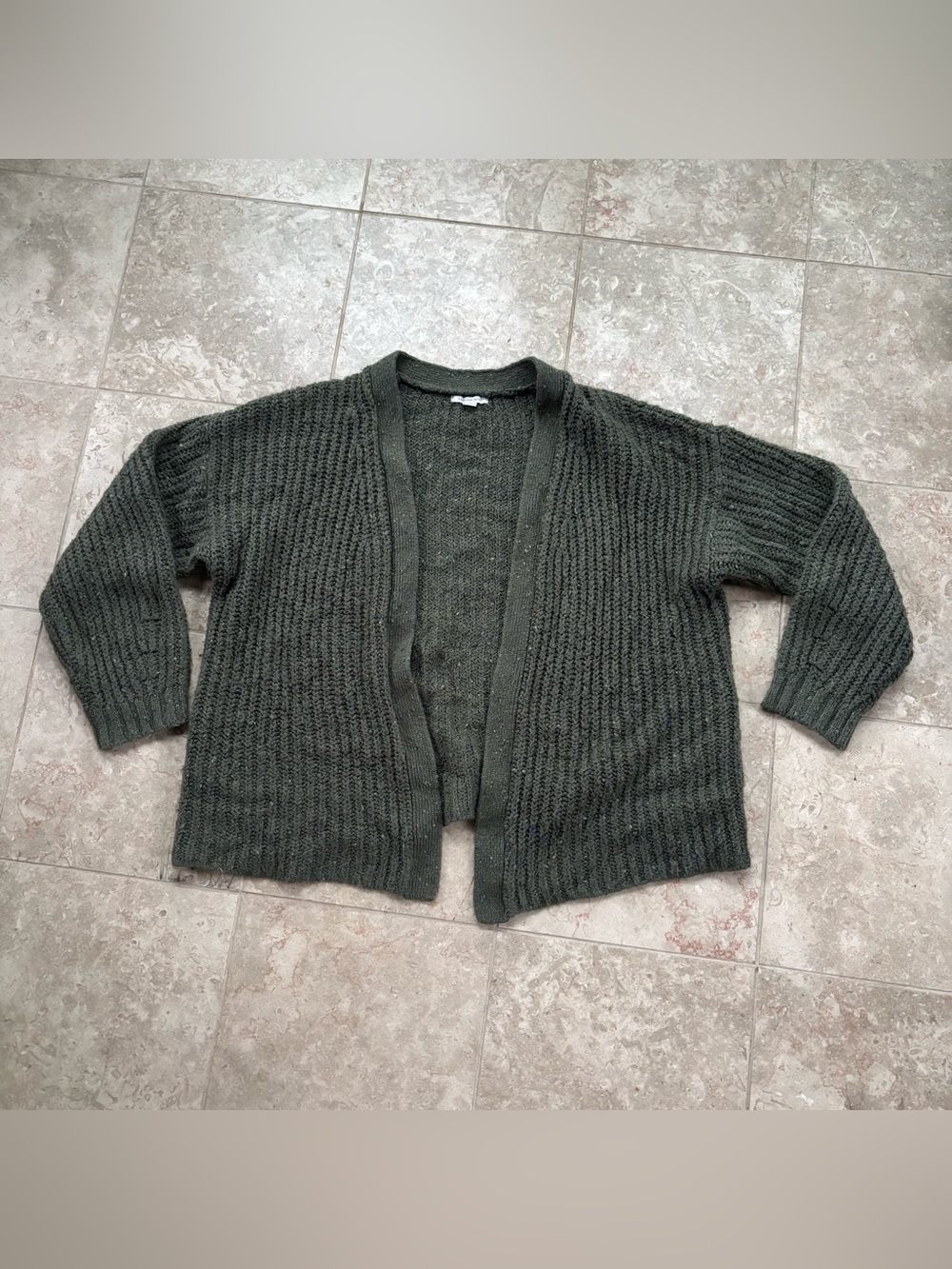 American Eagle Chunky Green Cardigan